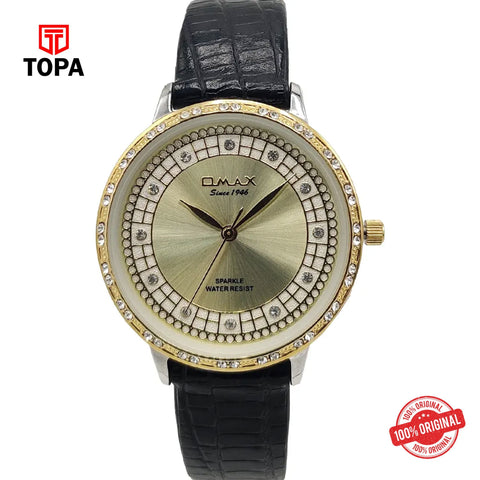 Topa Omax-SPL01T12I-Leather-Band-Women-Watch - Product Image 1