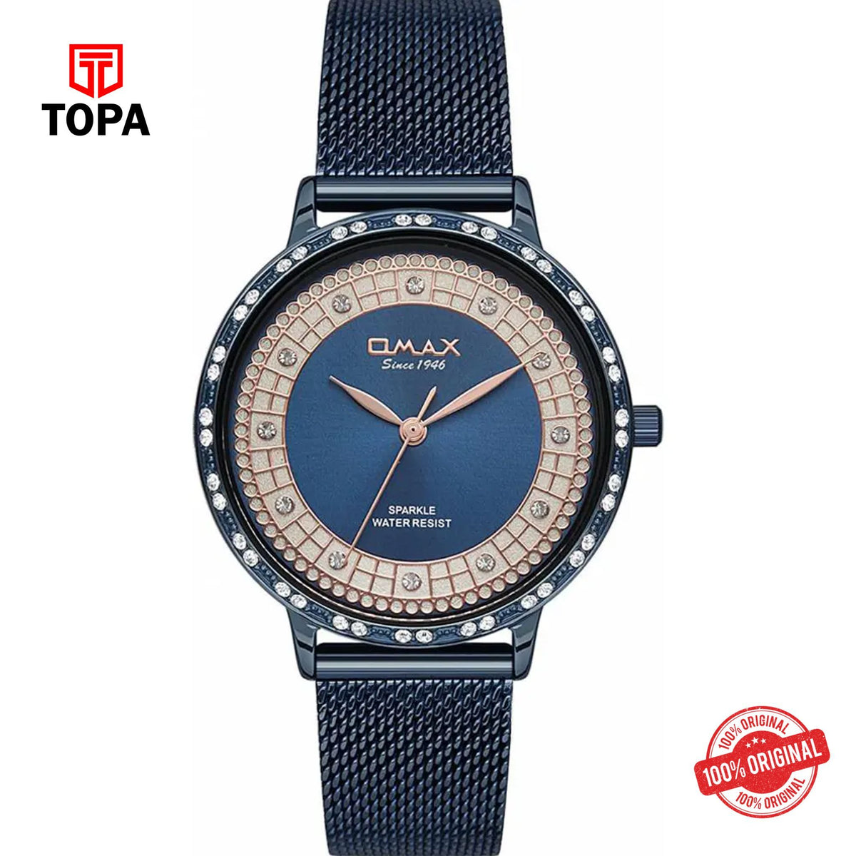 Topa Omax-SPM01S44I-Mesh-Band-Women-Watch - Product Image 1