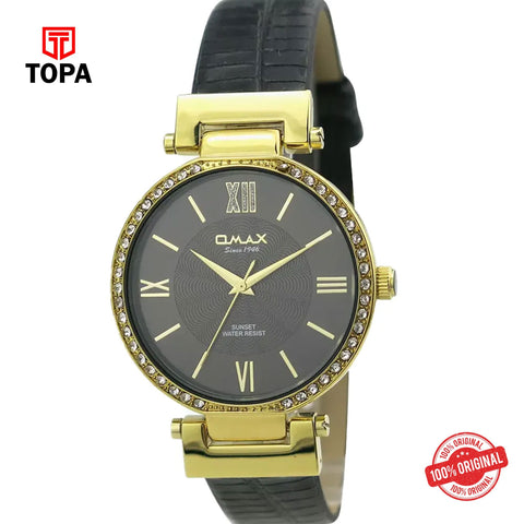 Topa Omax-SU001G22I-Leather-Band-Women-Watch - Product Image 1