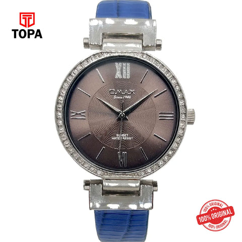 Topa Omax-SU001P44I-Leather-Band-Women-Watch - Product Image 1