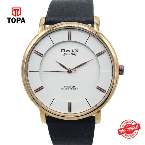 Topa Omax-SX70016B03-Leather-Band-Men-Watch - Product Image 1