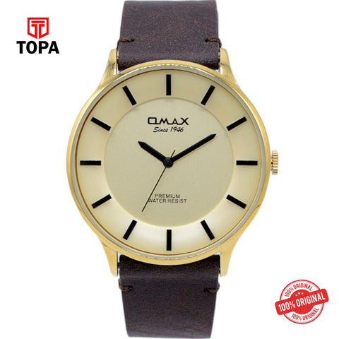 Topa Omax-SX7003-TT-CMP-Leather-Band-Men-Watch - Product Image 1