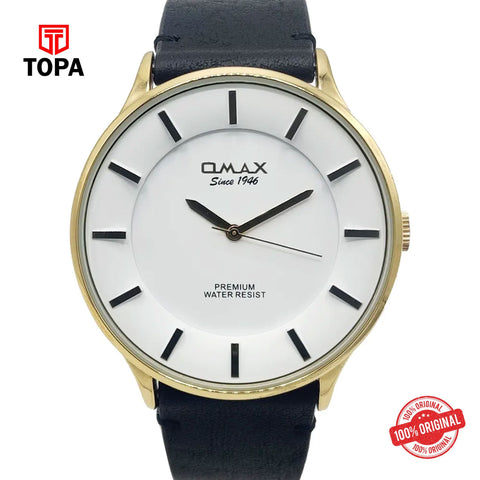 Topa Omax-SX7003QB03-Leather-Band-Men-Watch - Product Image 1