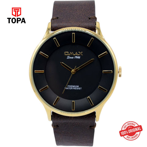 Topa Omax-SX7003QQ02-Leather-Band-Men-Watch - Product Image 1