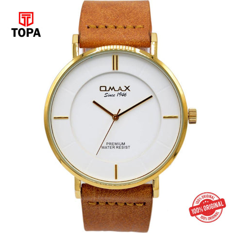 Topa Omax-SX7005QQ23-Leather-Band-Men-Watch - Product Image 1