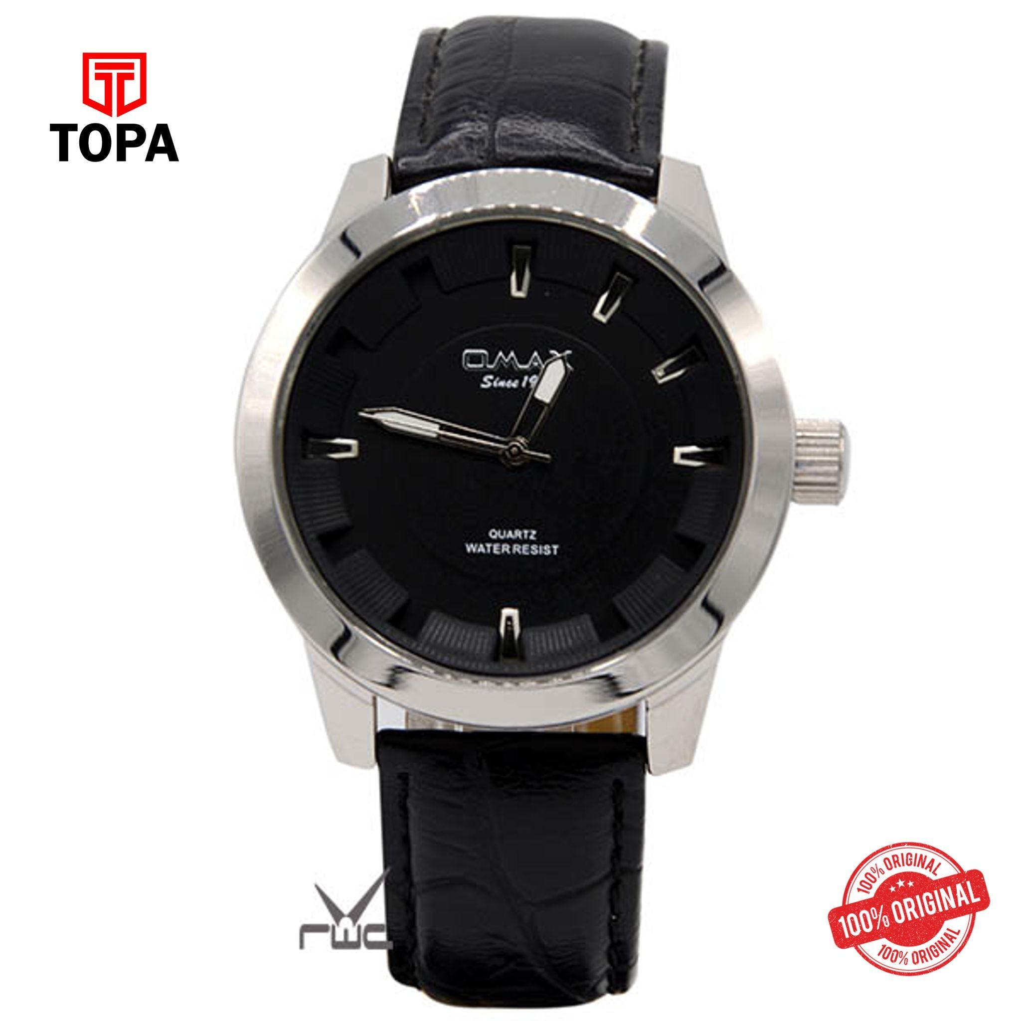Topa Omax-U003-Silver-Mens-Wrist-Watch - Product Image 1