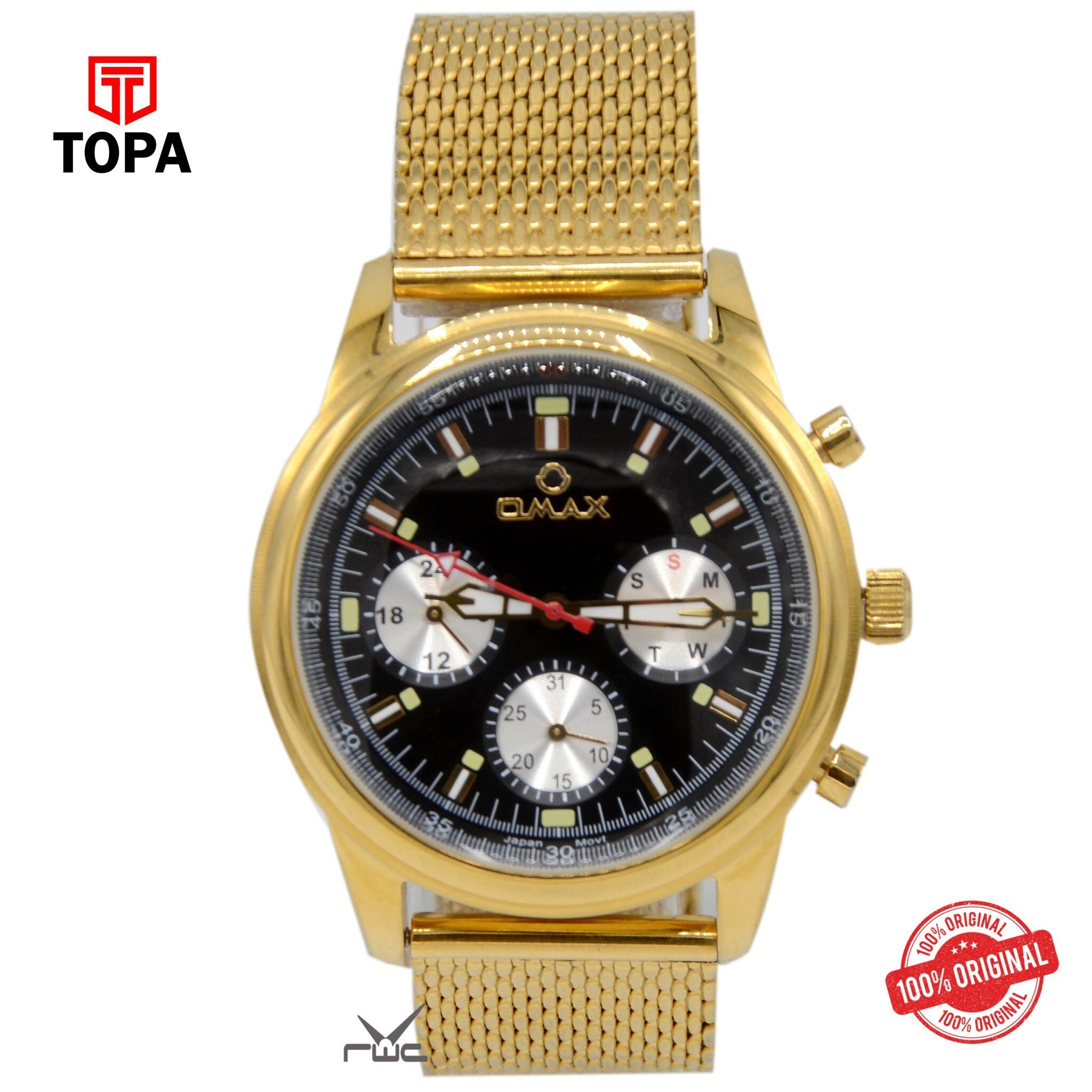 Topa Omax-VC01G21I-Mens-Wrist-Watch - Product Image 1