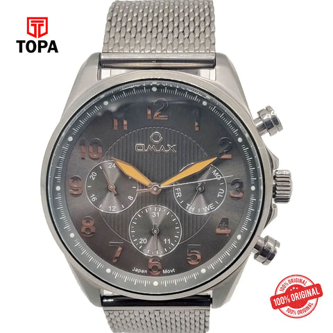 Topa Omax-VC05N99I-Mesh-Band-Men-Watch - Product Image 1