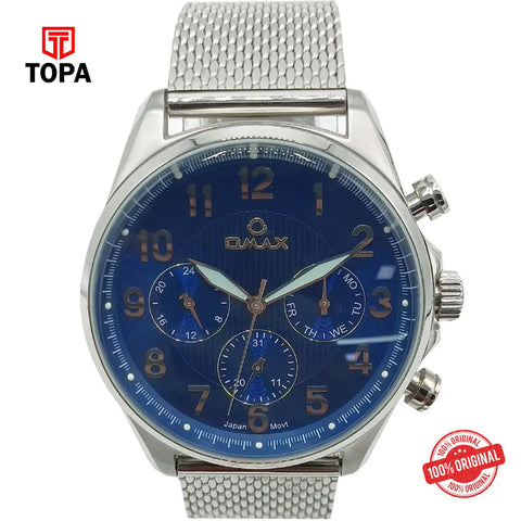 Topa Omax-VC05P46I-Mesh-Band-Men-Watch - Product Image 1
