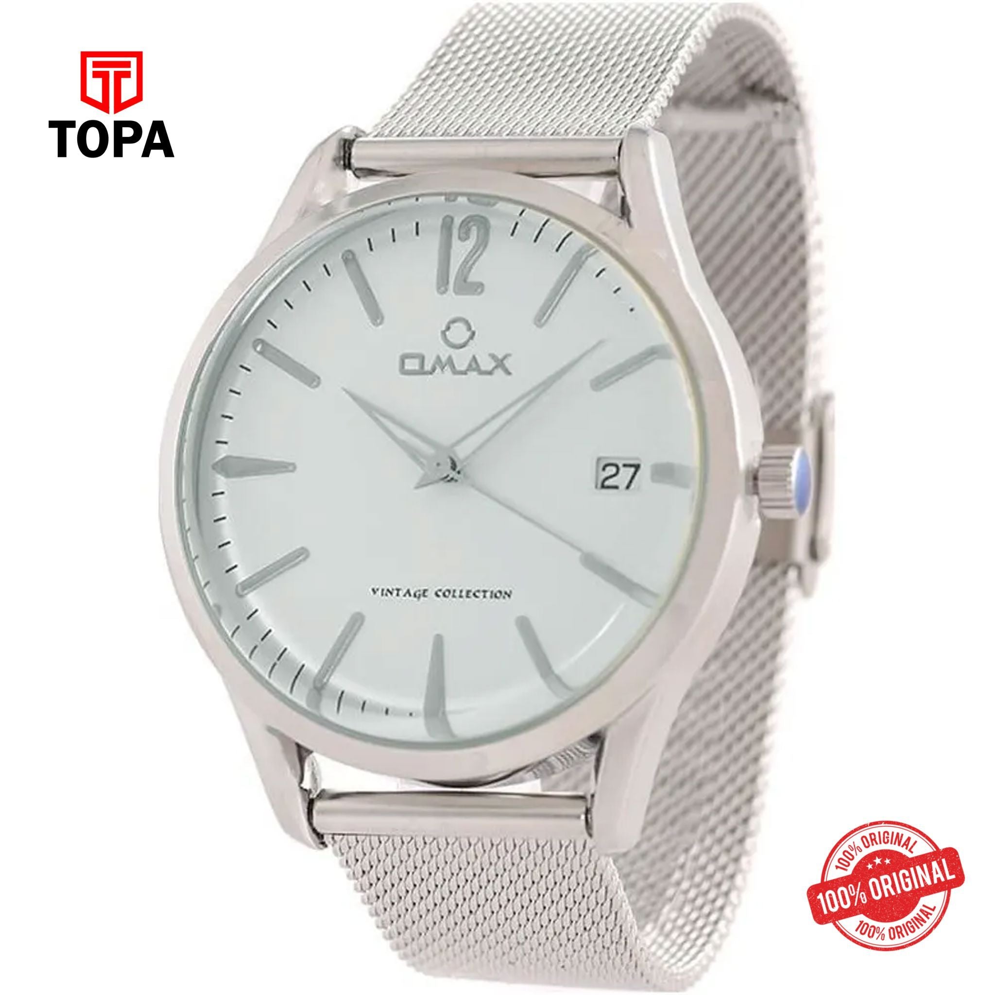 Topa Omax-VC06P66I-Mesh-Band-Men-Watch - Product Image 1
