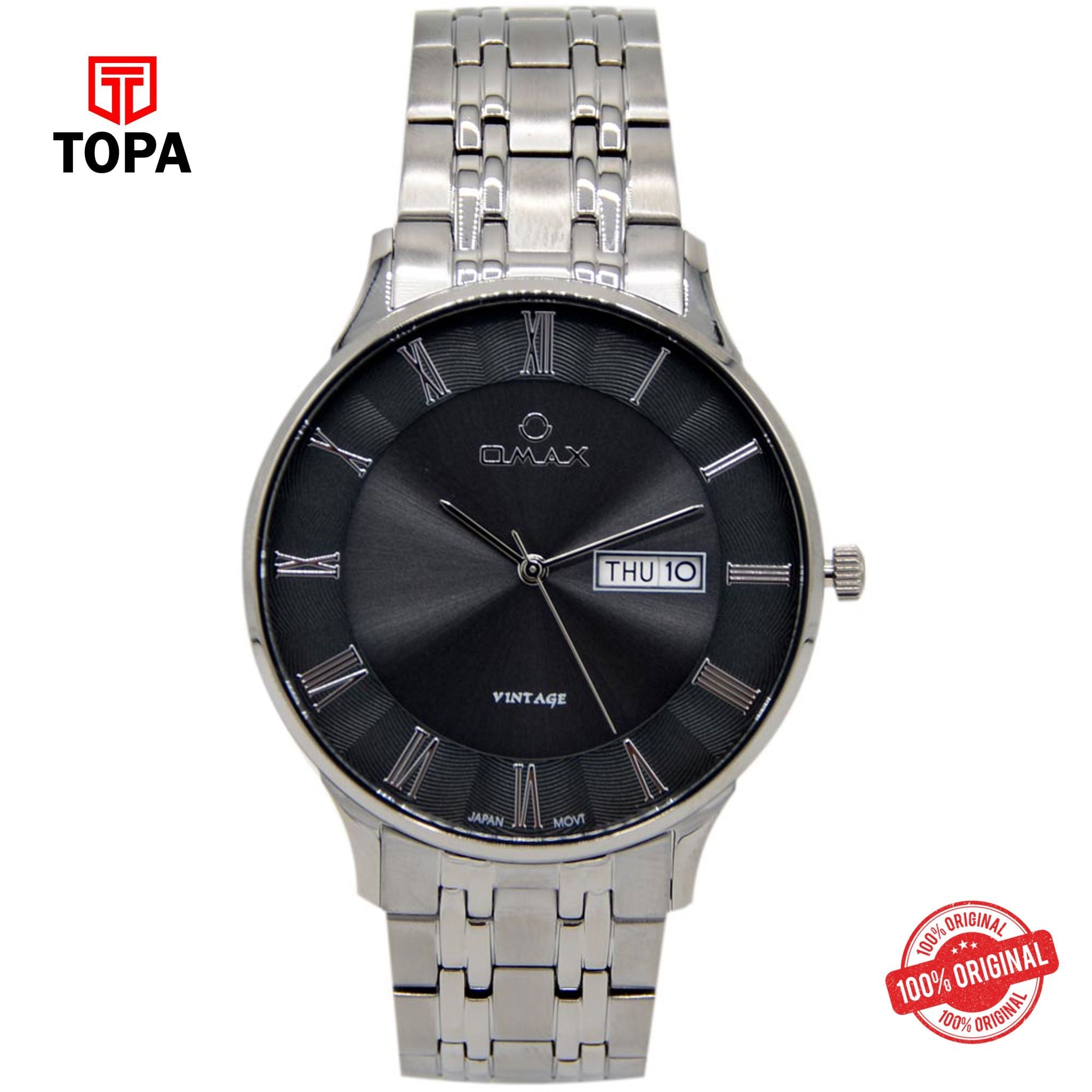 Topa Omax-VG03N99I-Metal-Band-Men-Watch - Product Image 1