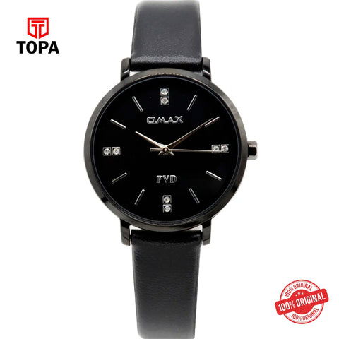 Topa Omax-ZE0002BB02-Leather-Band-Women-Watch - Product Image 1