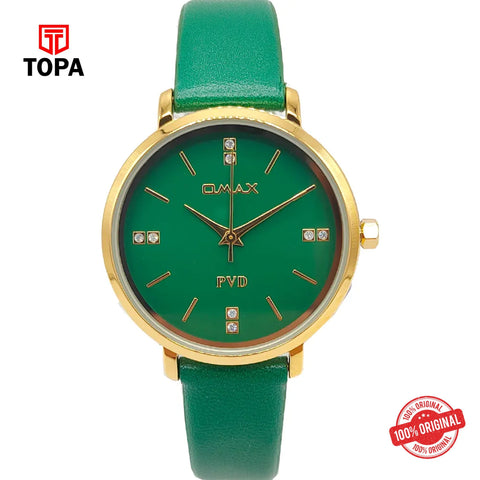 Topa Omax-ZE0002QE05-Leather-Band-Women-Watch - Product Image 1