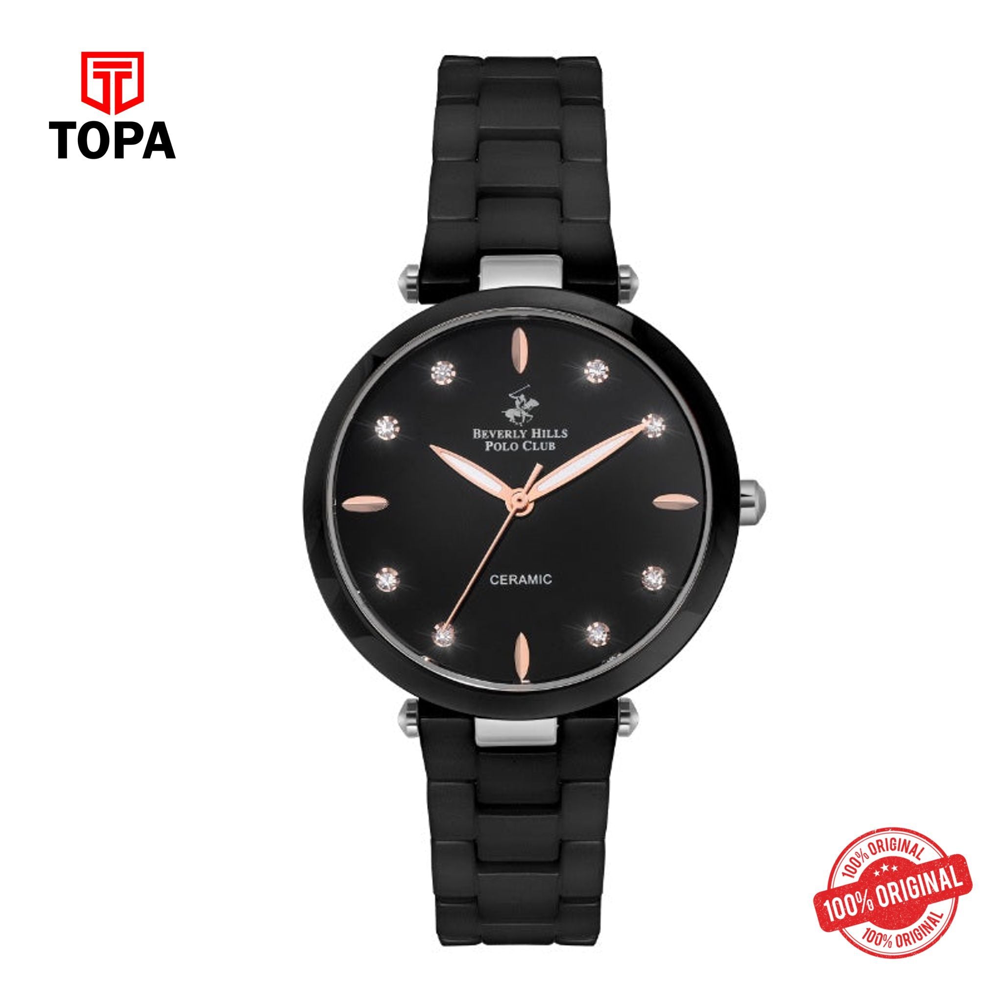 Topa Polo - BP3102X.350 - Ceramic Steel Watch for Women - Product Image 1