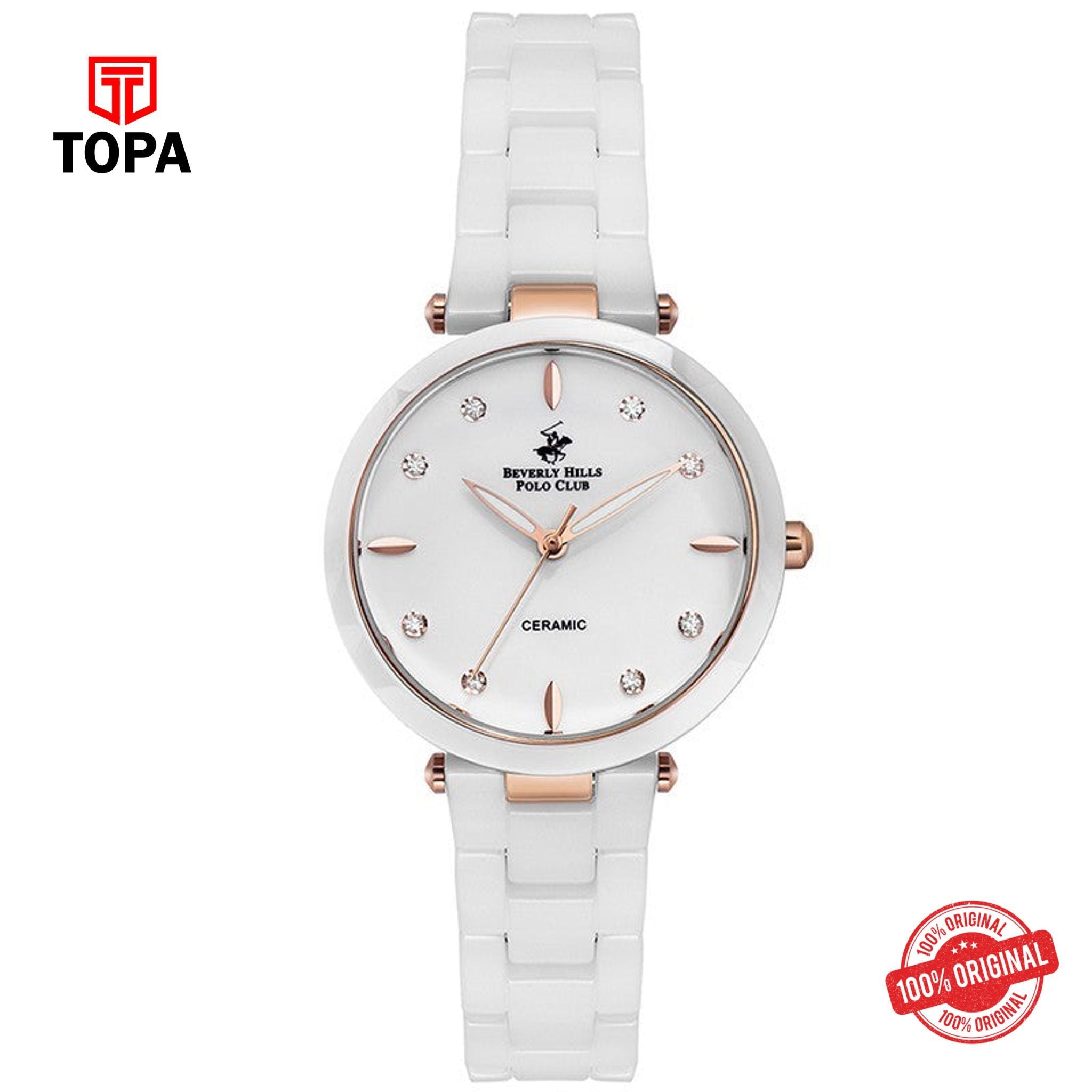 Topa Polo -  BP3102X.220 - Ceramic Steel Watch for Women - Product Image 1