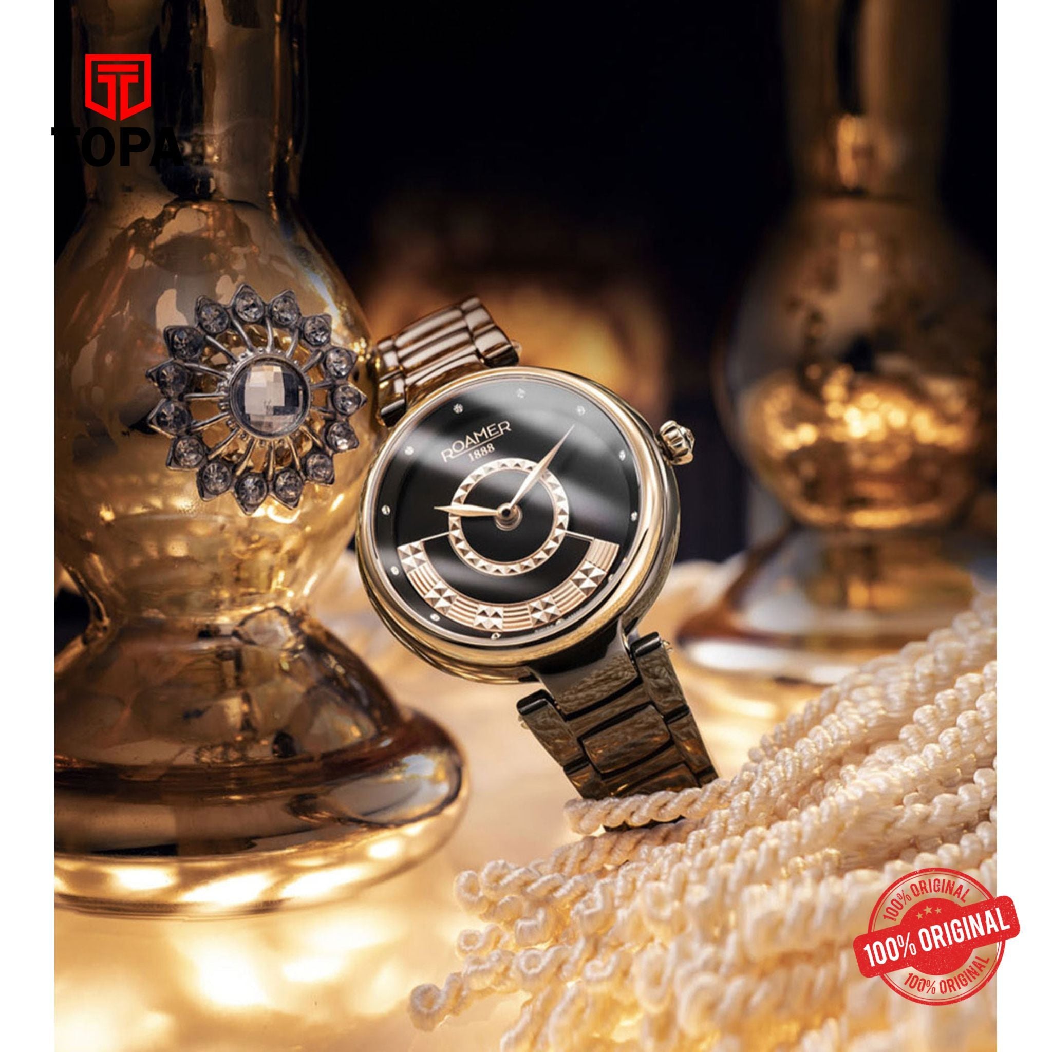 Topa ROAMER - 602857 43 60 50 - Lady Mermaid Watch for Women - Product Image 1