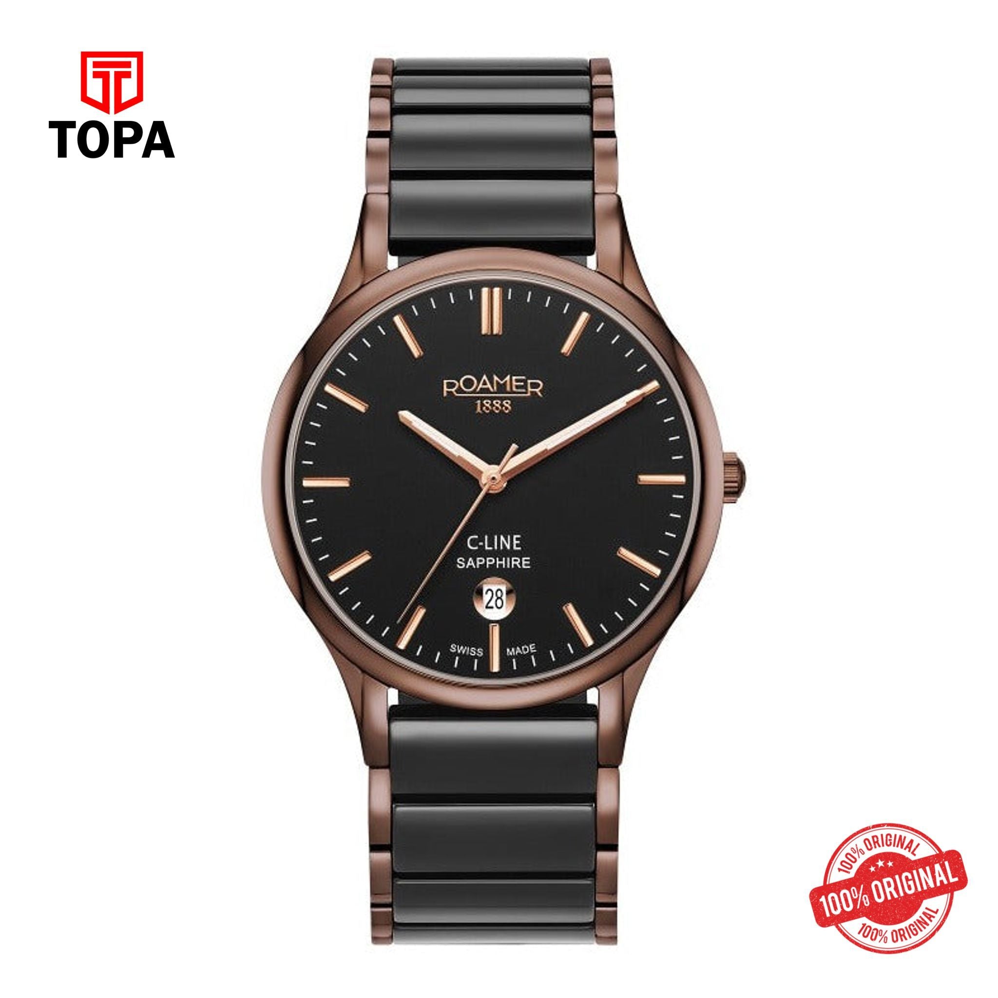 Topa ROAMER - 658833 43 55 61 - MENS WRISTWATCH  CERAMIC - Product Image 1