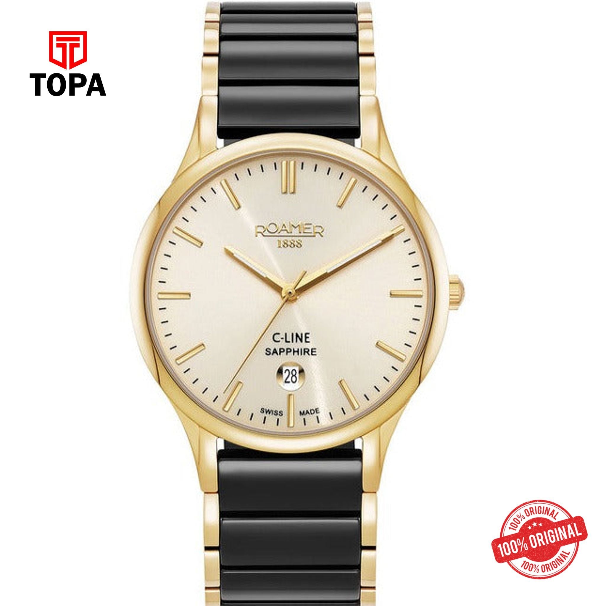 Topa ROAMER - 658833 48 35 61 - MEN'S WRISTWATCH STAINLESS STEEL - Product Image 1