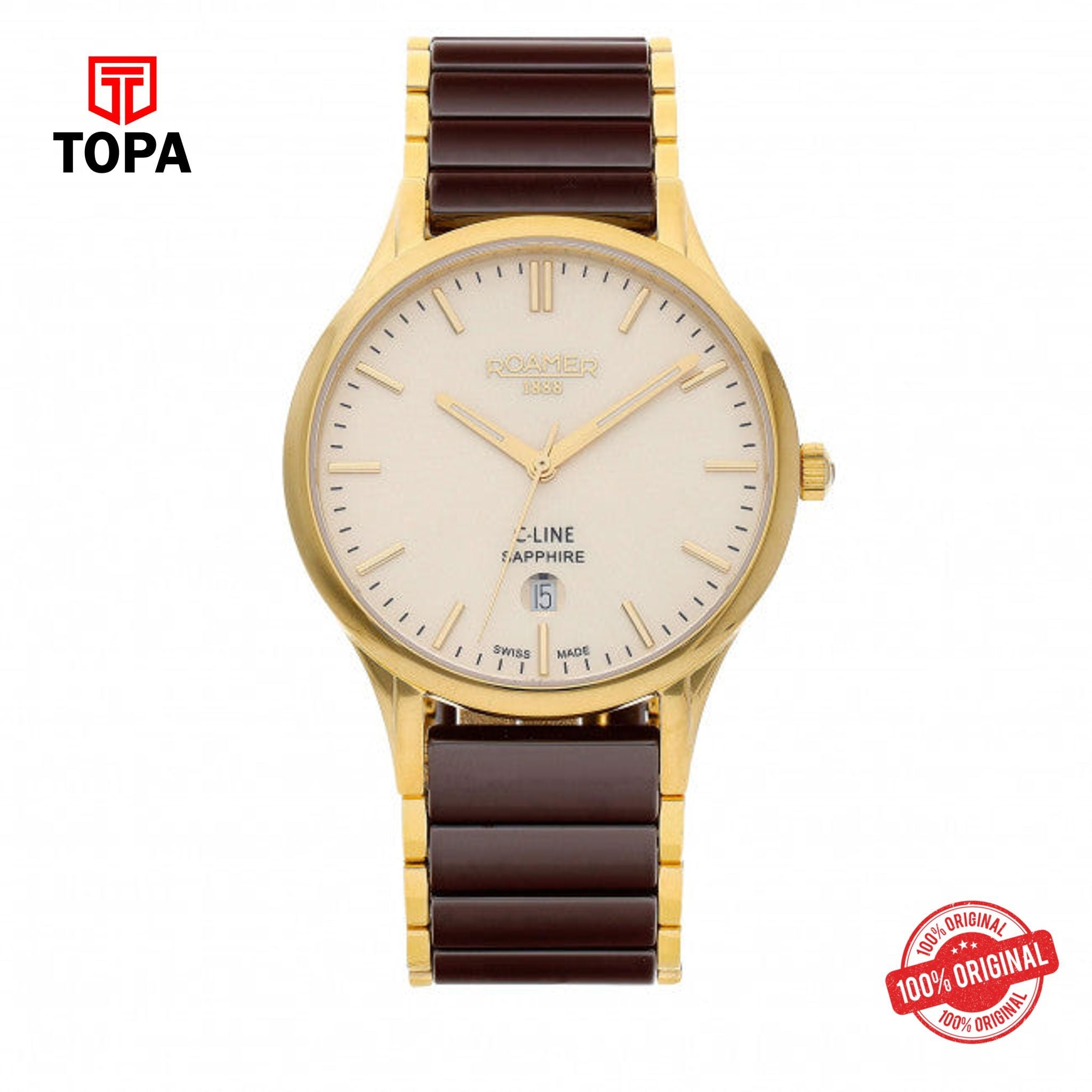 Topa ROAMER - 658833 48 35 63 - MENS WRISTWATCH STAINLESS STEEL - Product Image 1