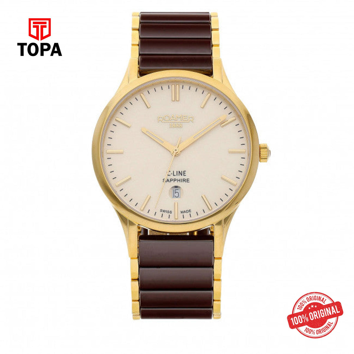 Topa ROAMER - 658833 48 35 63 - MENS WRISTWATCH STAINLESS STEEL - Product Image 1