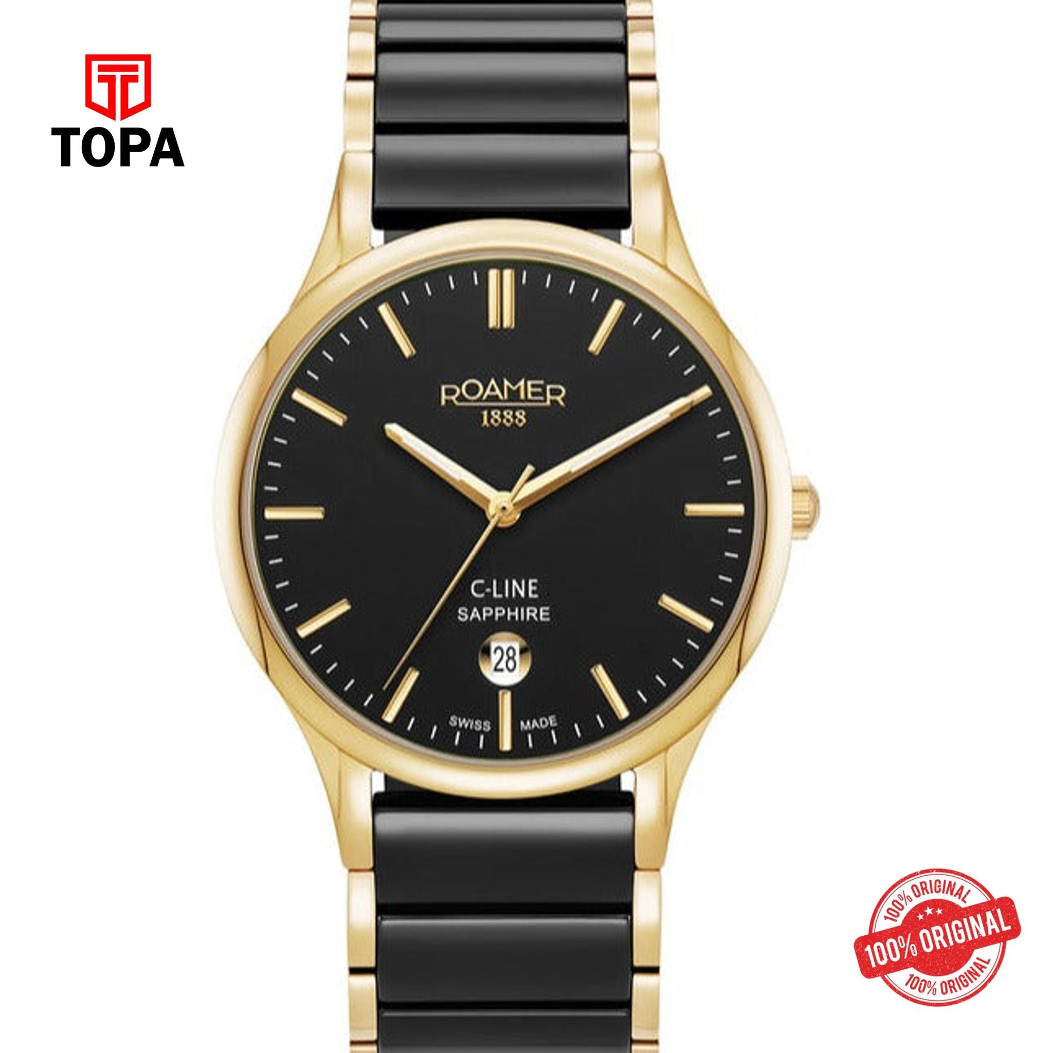 Topa ROAMER - 658833 48 55 61 -  Swiss Made Watch for Men - Product Image 1