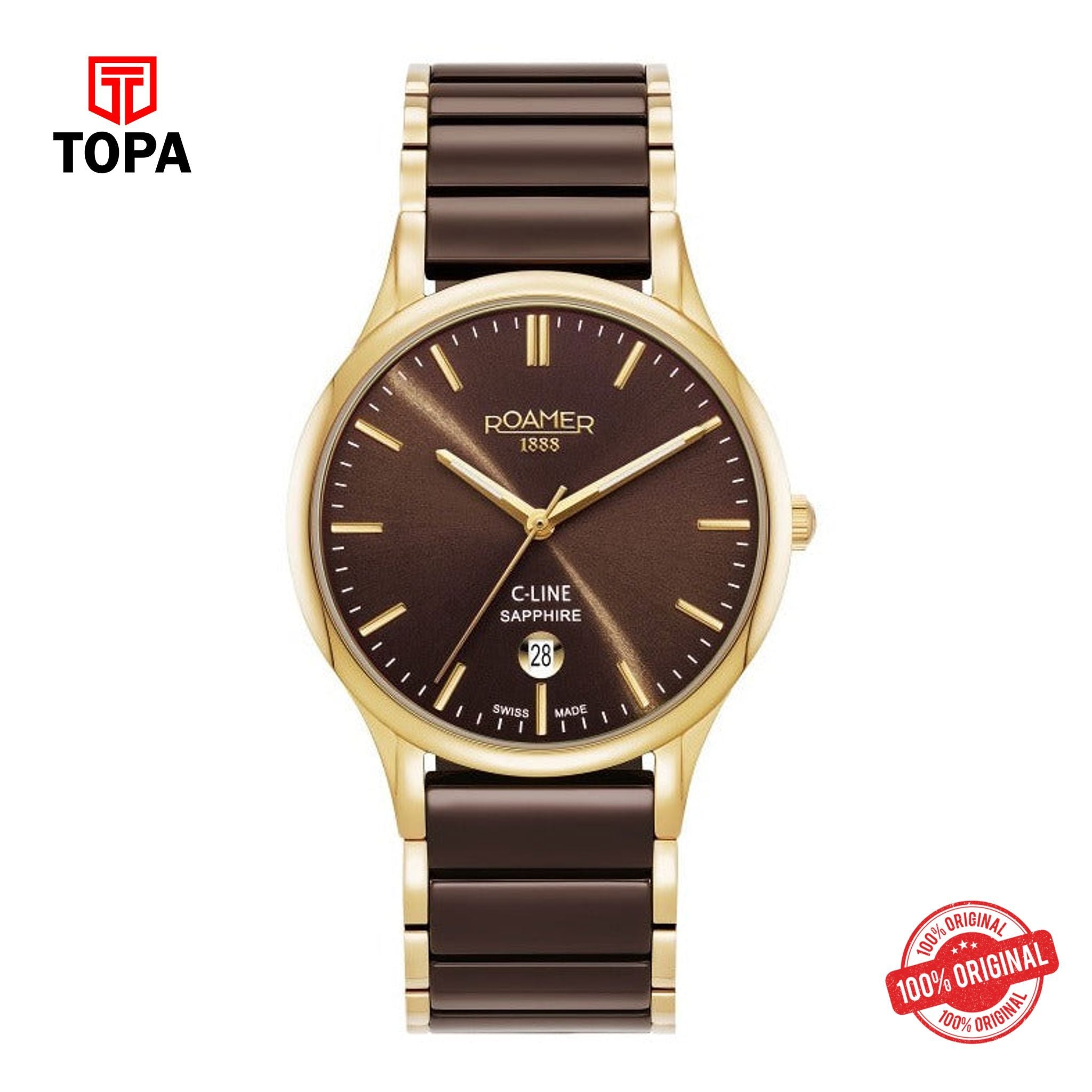 Topa ROAMER - 658833 48 65 63 -  MENS WRISTWATCH  CERAMIC - Product Image 1