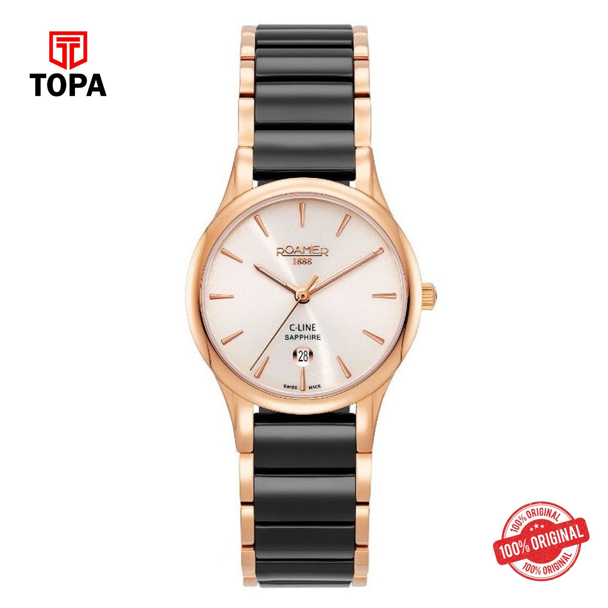 Topa ROAMER - 658844 49 35 61 - Swiss Made Watch for Women - Product Image 1