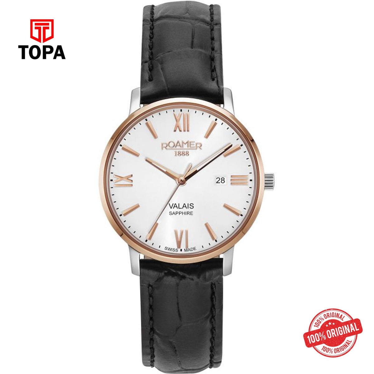 Topa ROAMER - 958844 49 13 05 - Valais Ladies Quartz Watch - Product Image 1