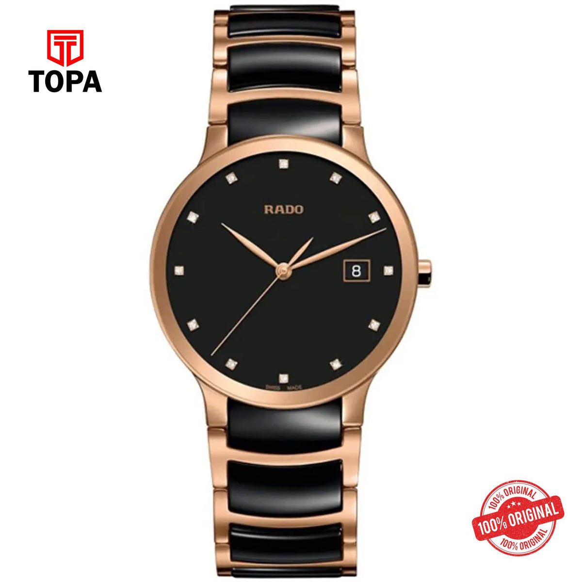 Topa Rado-073.0554.3073-R30554732-Centrix-Metal-Band-Mens-Watch - Product Image 1
