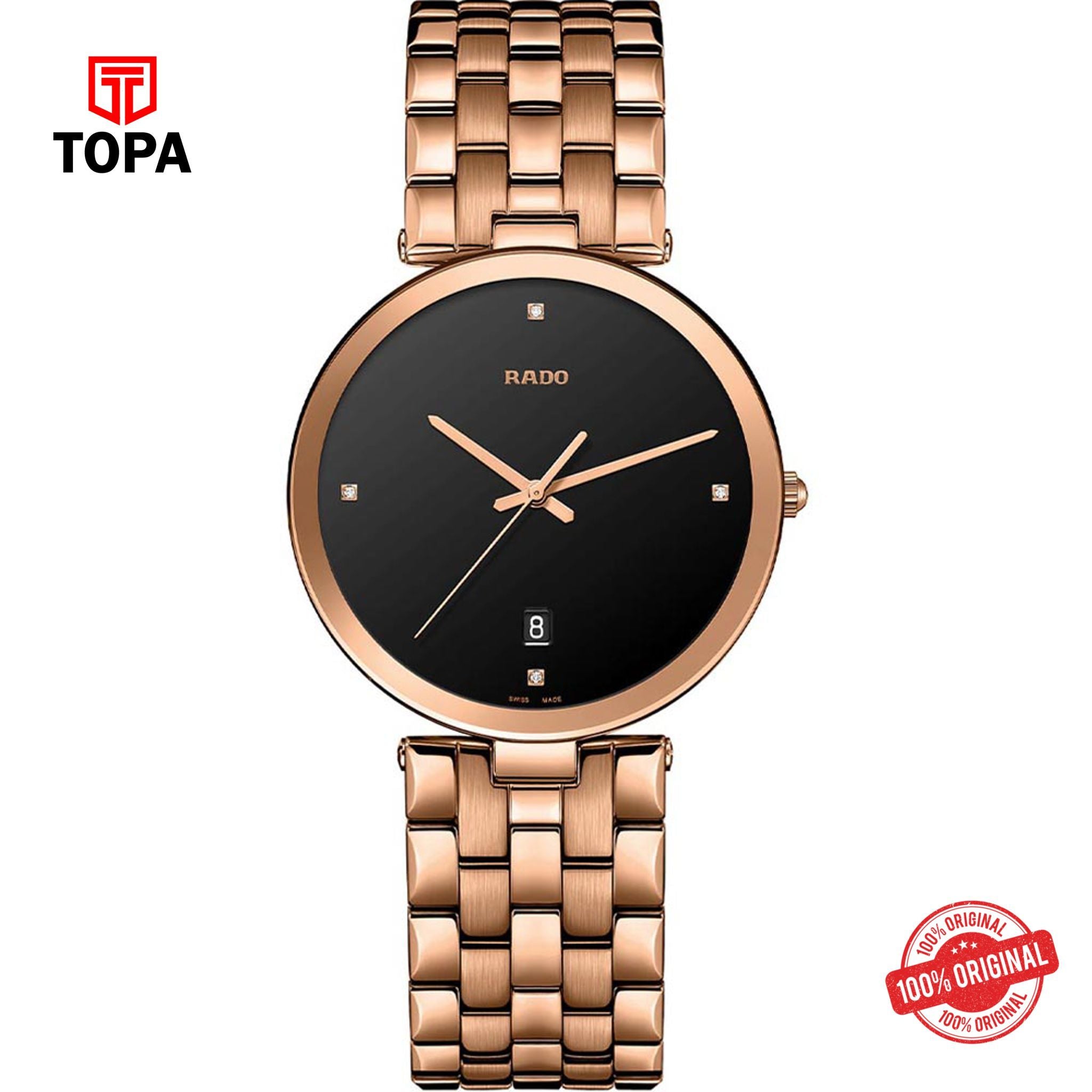 Topa Rado-073.3889.2071-R48889714-Florence-Metal-Band-Men-Watch - Product Image 1