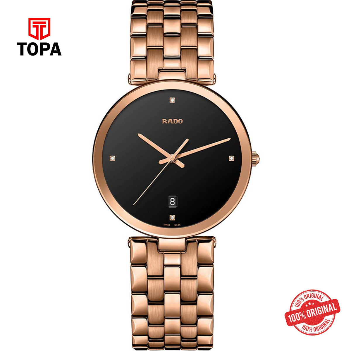 Topa Rado-073.3889.2071-R48889714-Florence-Metal-Band-Men-Watch - Product Image 1
