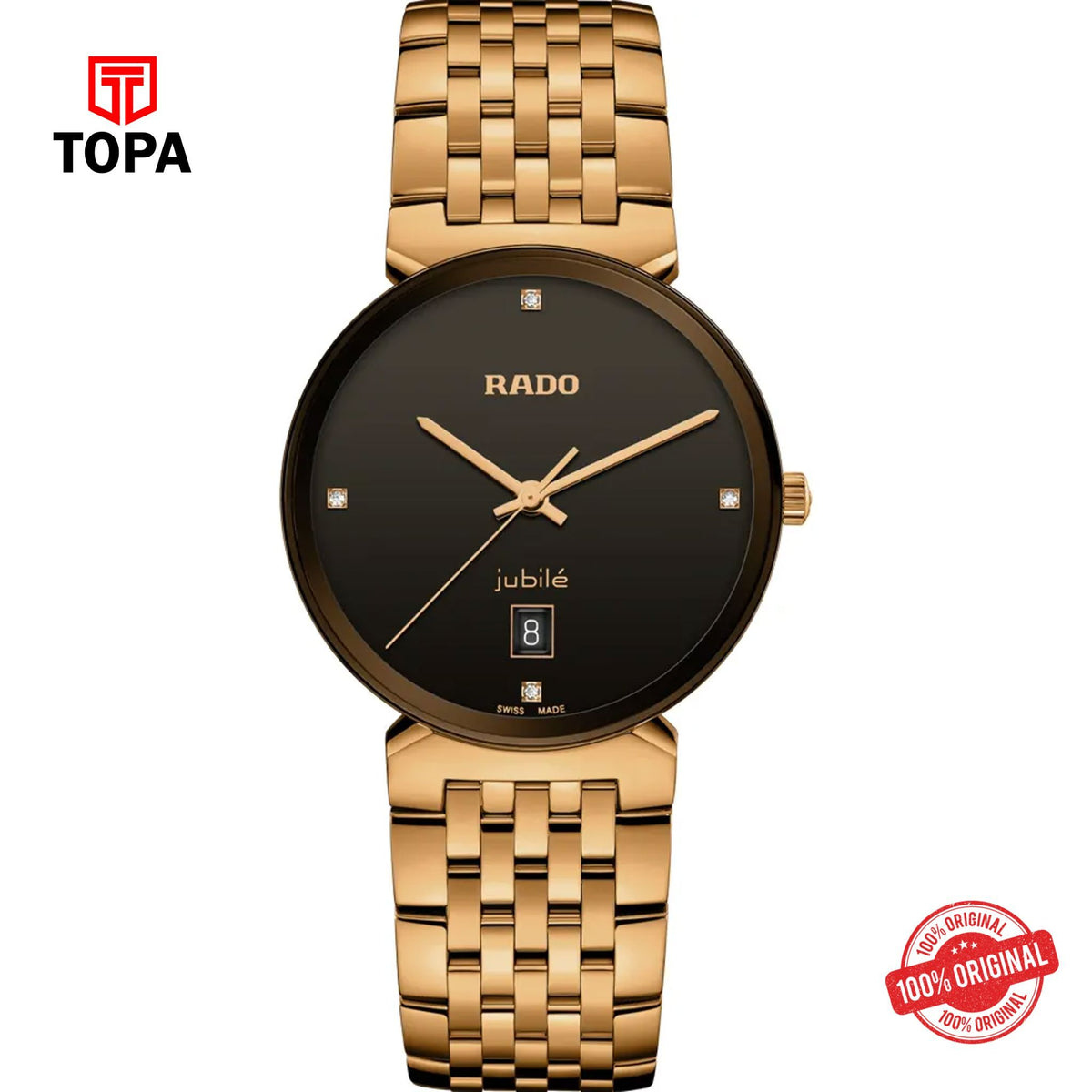 Topa Rado-073.3916.4070-R48916703-Florence-Diamond-Men-Watch - Product Image 1