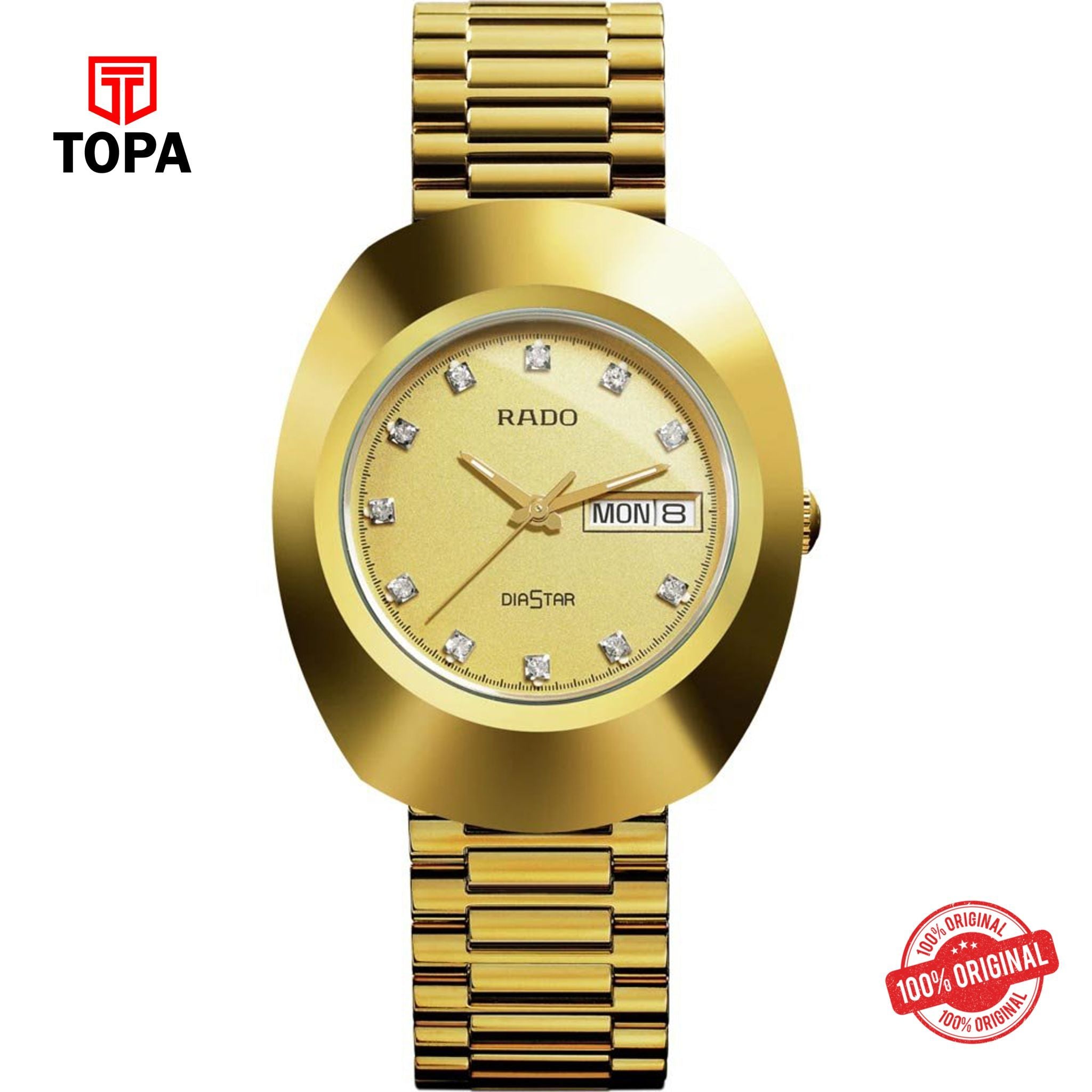 Topa Rado-114.0393.3063-Original-Metal-Band-Mens-Wrist-Watch - Product Image 1