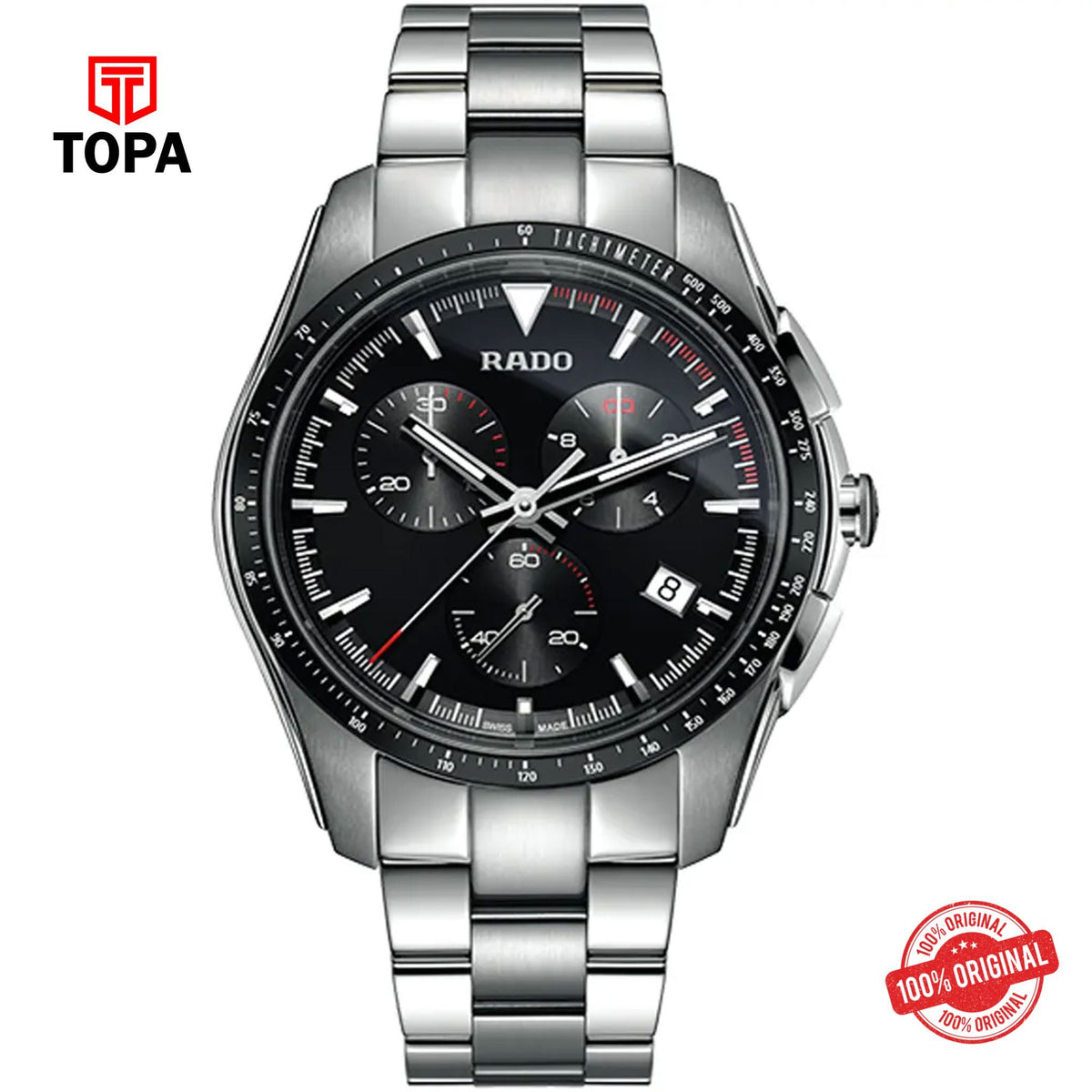 Topa Rado-312.0259.3015-R32259153-HyperChrome-Metal-Band-Mens-Wat - Product Image 1