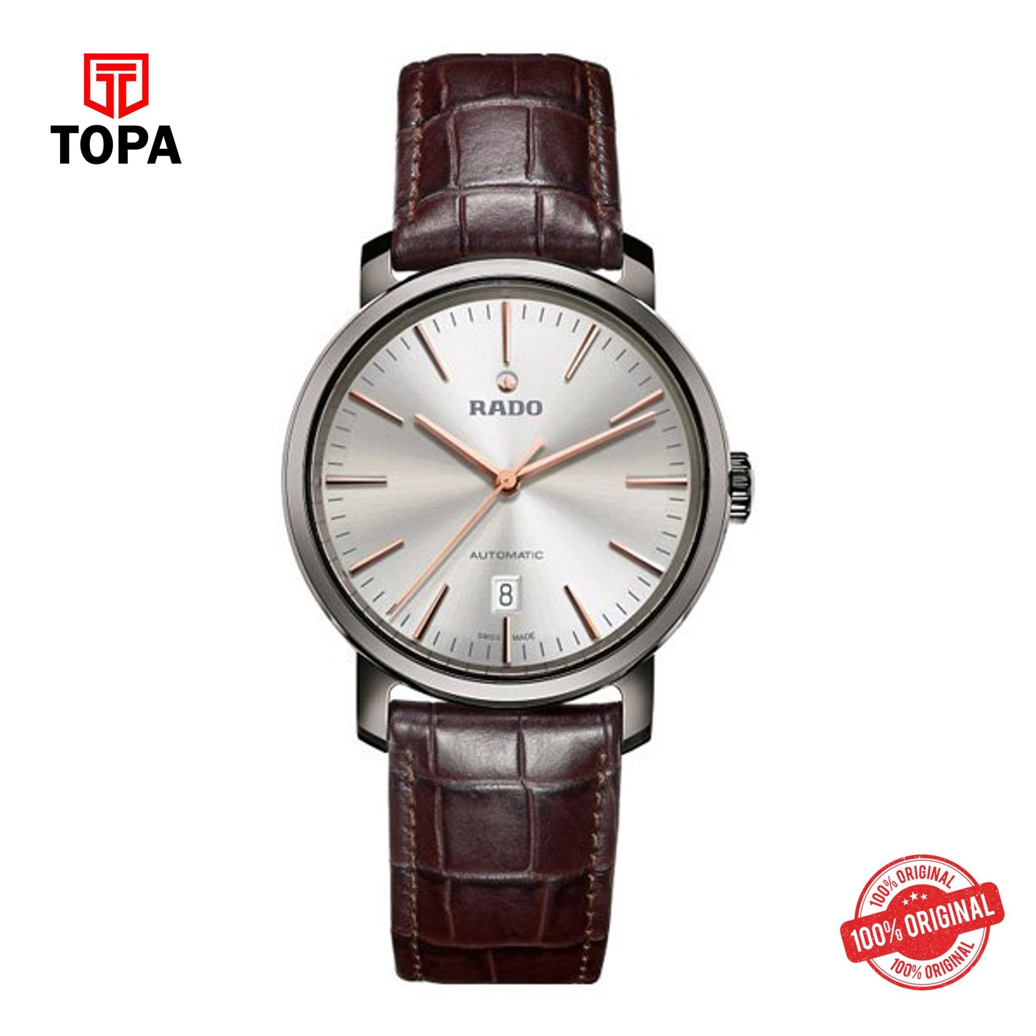 Topa Rado-629.0074.3410-Chain-Strap-Wrist-Watch-for-Men - Product Image 1