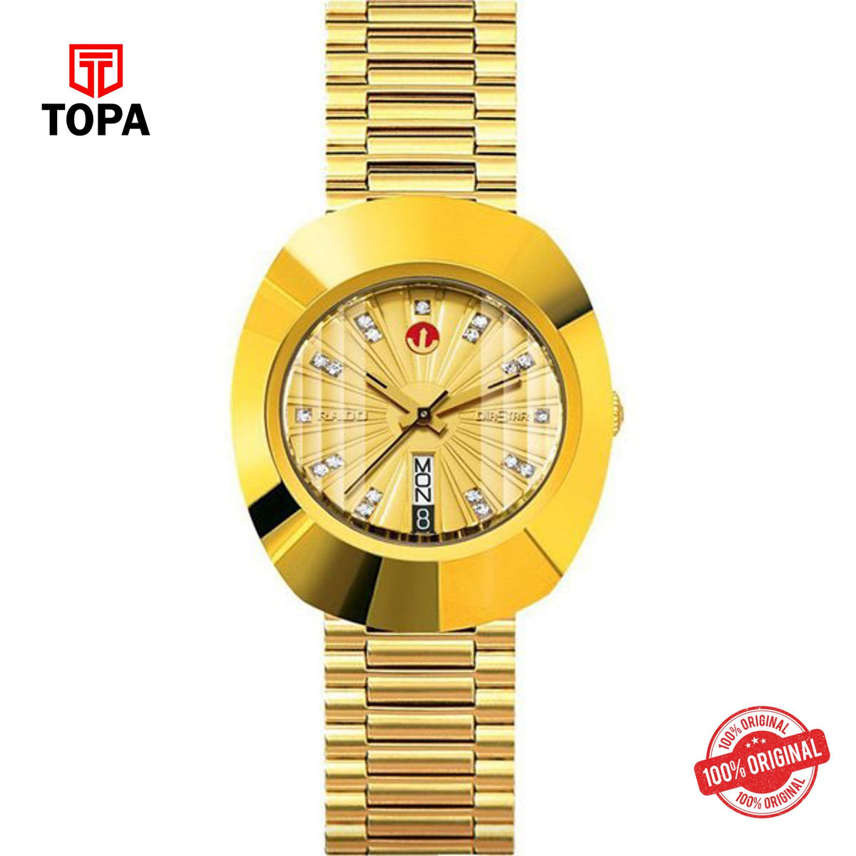 Topa Rado-648.0413.3036-Original-Metal-Band-Mens-Watch - Product Image 1