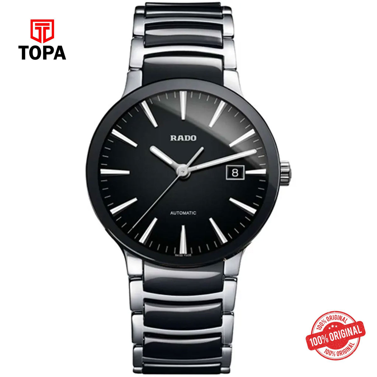 Topa Rado-658.0941.3015-R30941152-Centrix-Metal-Band-Mens-Watch - Product Image 1