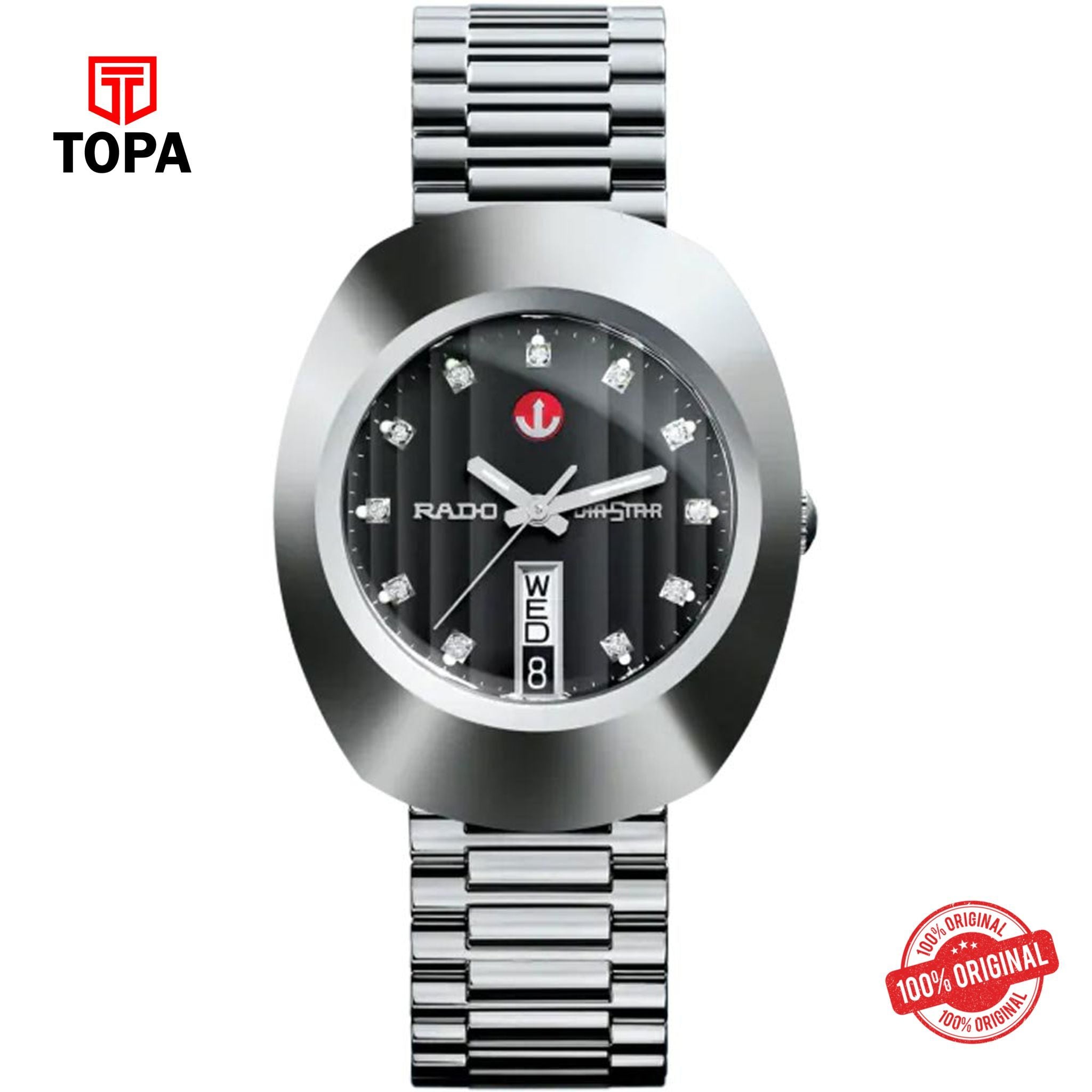 Topa Rado-764.0408.3061-Original-Automatic-Metal-Band-Men-Watch - Product Image 1