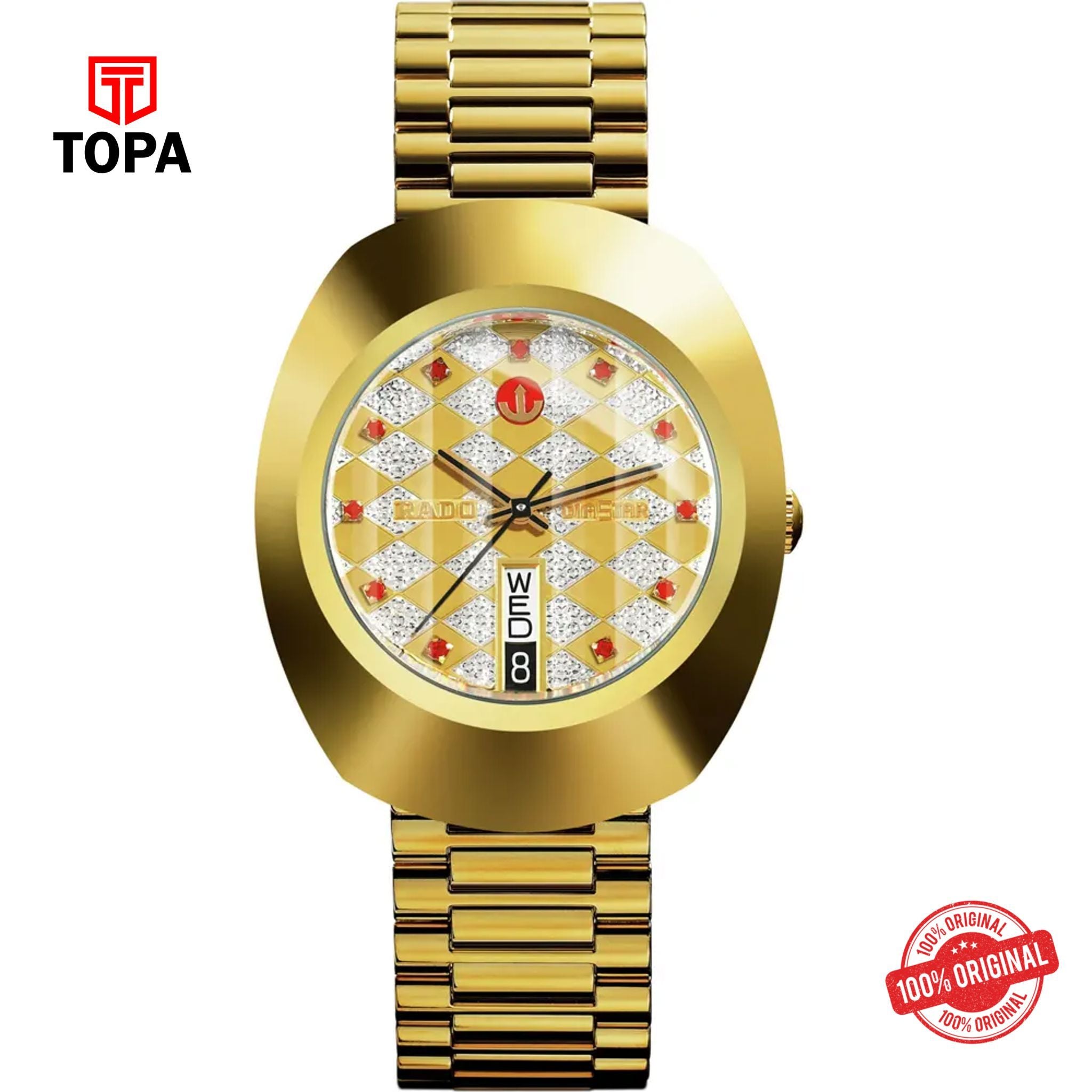 Topa Rado-764.0413.3019-R12413193-Original-Metal-Band-Mens-Watch - Product Image 1