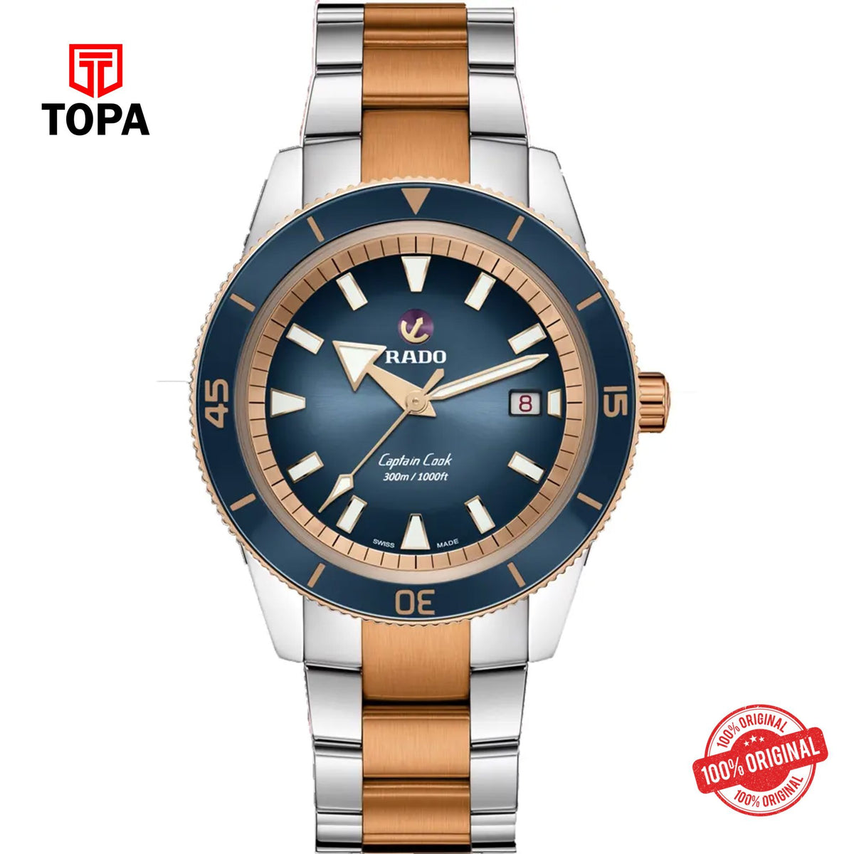 Topa Rado-Captain-Cook-R32137203-Automatic-Men-Watch - Product Image 1