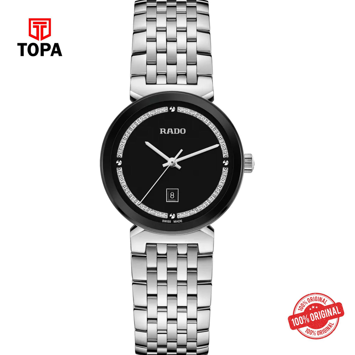 Topa Rado-R48913163-Florence-Metal-Band-Women-Watch - Product Image 1