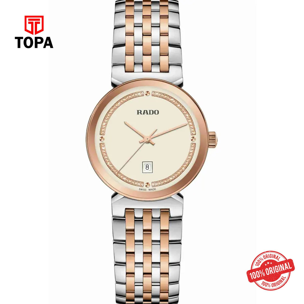Topa Rado-R48913403-Florence-Metal-Band-Women-Watch - Product Image 1