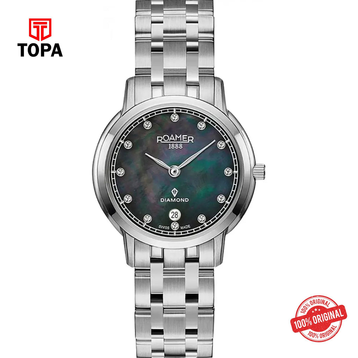 Topa Roamer-515811415950-Metal-Band-Women-Watch - Product Image 1