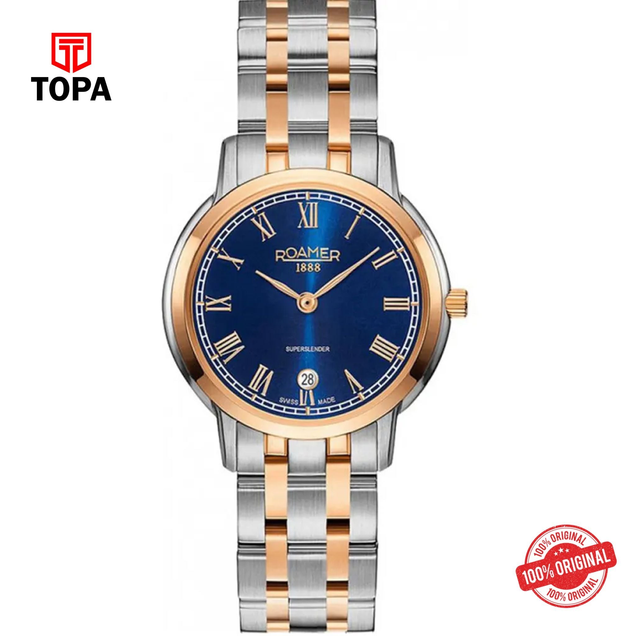 Topa Roamer-515811494250-Metal-Band-Women-Watch - Product Image 1