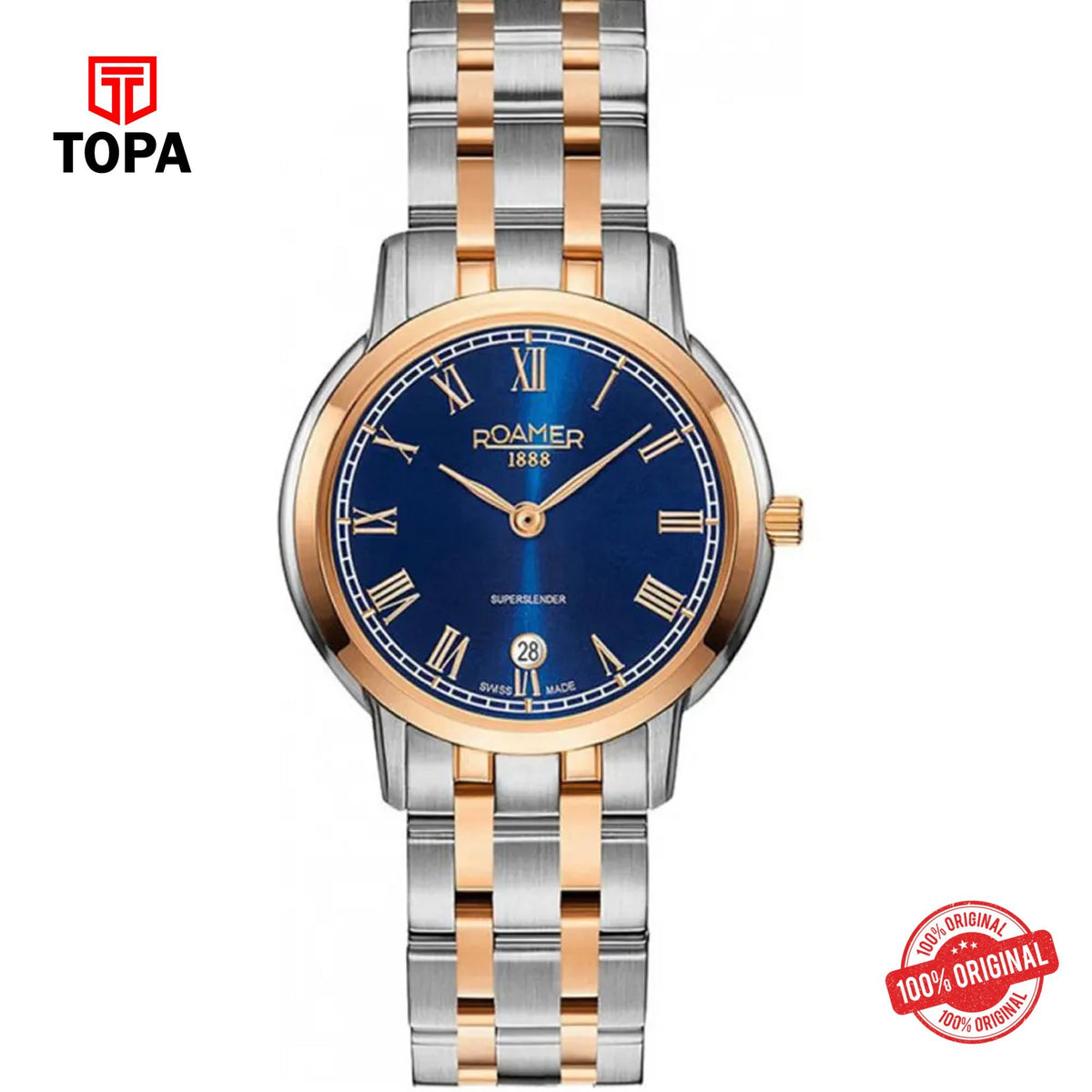 Topa Roamer-515811494250-Metal-Band-Women-Watch - Product Image 1
