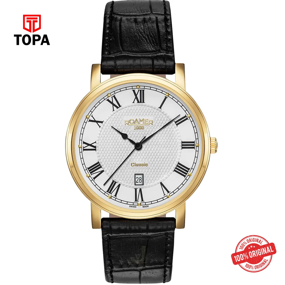 Topa Roamer-709856482207-Leather-Band-Men-Watch - Product Image 1
