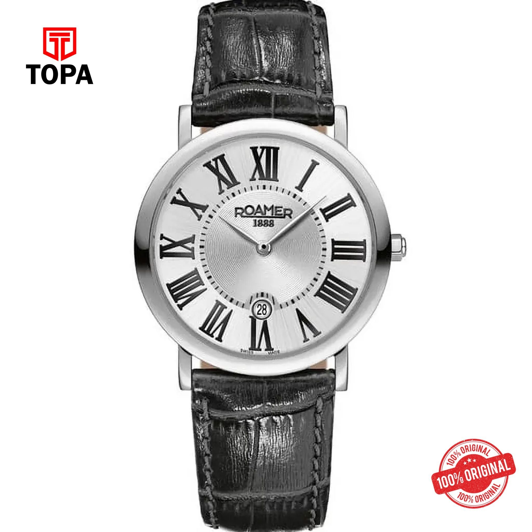 Topa Roamer-9340004111SE-G-Leather-Band-Men-Watch - Product Image 1