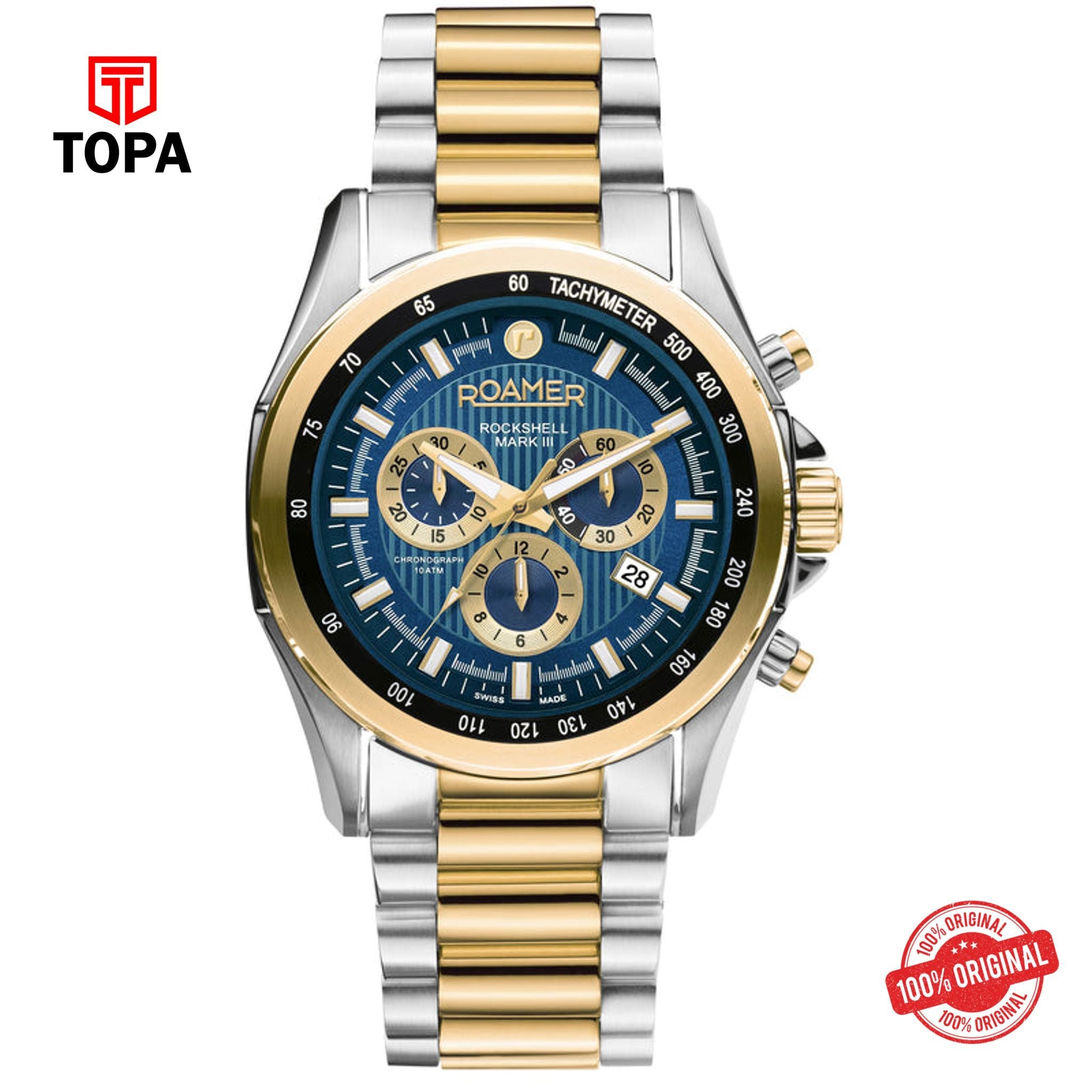 Topa Roamer - 220837 48 45 20 - Rockshell Mark III Men's Two-Tone Watch - Product Image 1