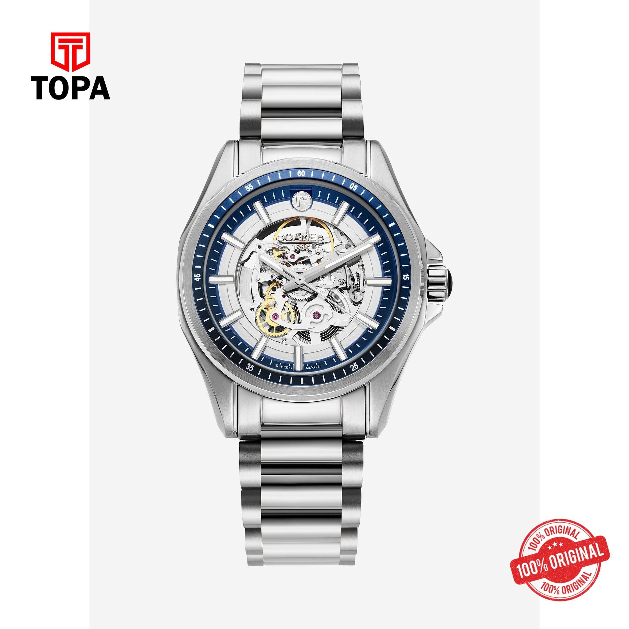 Topa Roamer - 220984 41 45 20 - ROCKSHELL MARK III SKELETON Stainless Steel Watch for Men's - Product Image 1