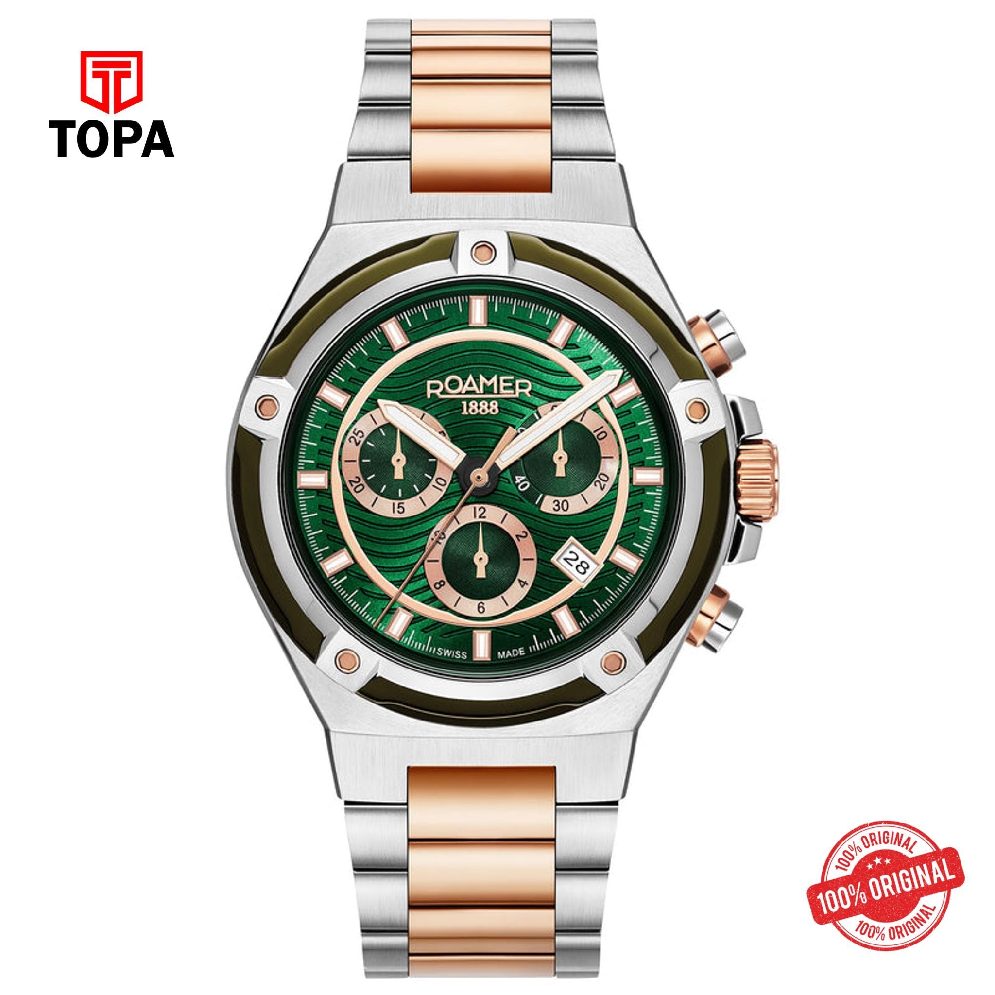 Topa Roamer - 221837 49 75 20 - Tempo Master Men's Two-Tone Watch - Product Image 1